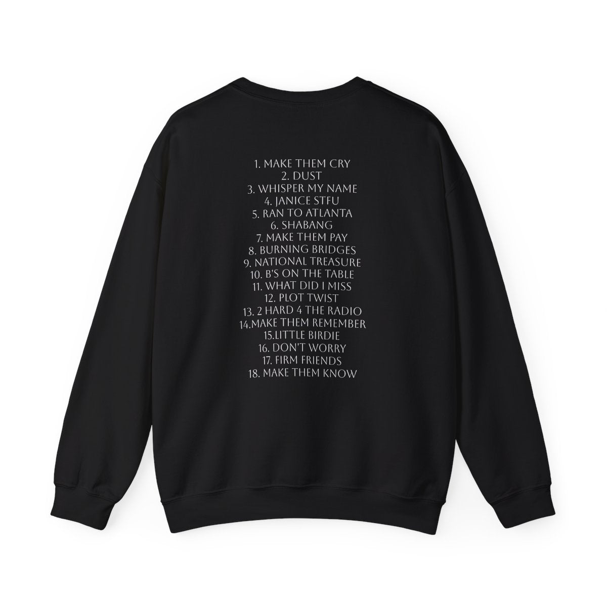 Crewneck Sweatshirt — Drake Portrait Tracklist Pullover